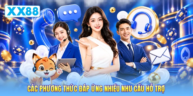 Các phương thức đáp ứng nhiều nhu cầu hỗ trợ