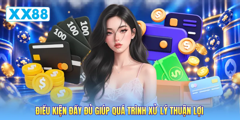 Điều kiện đầy đủ giúp quá trình xử lý thuận lợi Điều kiện đầy đủ giúp quá trình xử lý thuận lợi