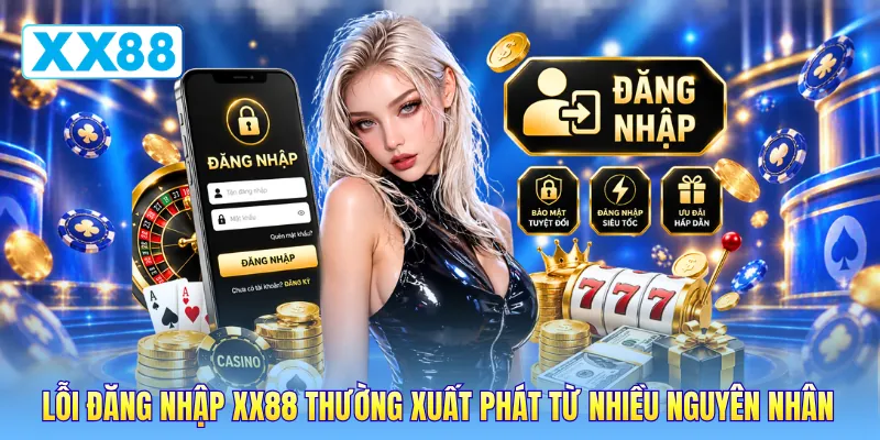 Lỗi đăng nhập XX88 thường xuất phát từ nhiều nguyên nhân